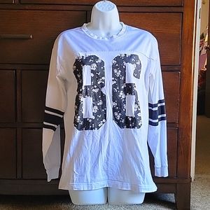 XS Floral PINK classic '86 long sleeve shirt